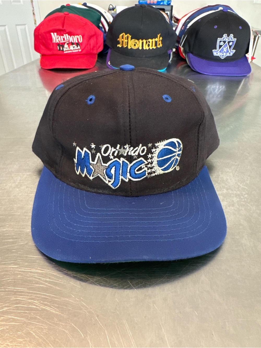 Vintage 90s Orlando Magic Logo7 NBA Snapback Cap